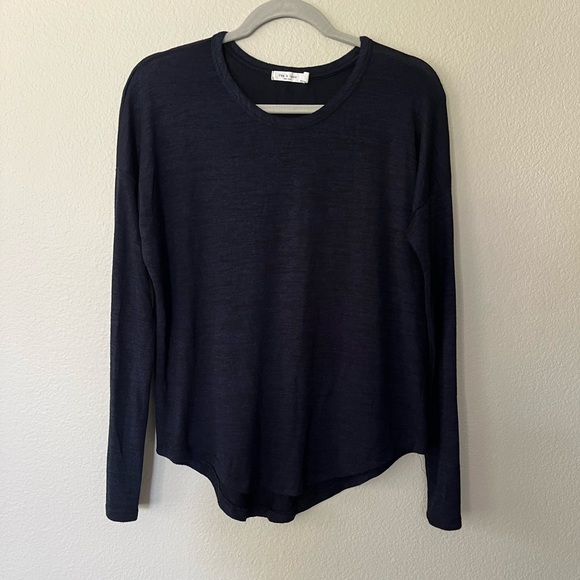 rag & bone Tops - Rag and Bone Blue Black Shirt size S